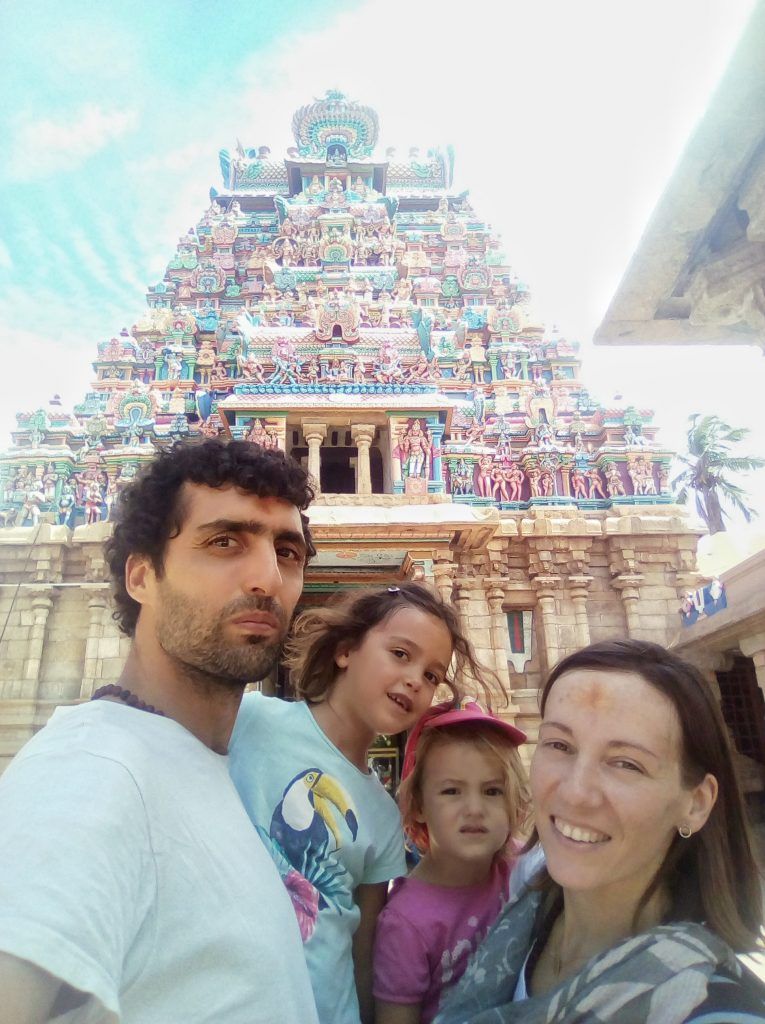 viajar con niños a la india